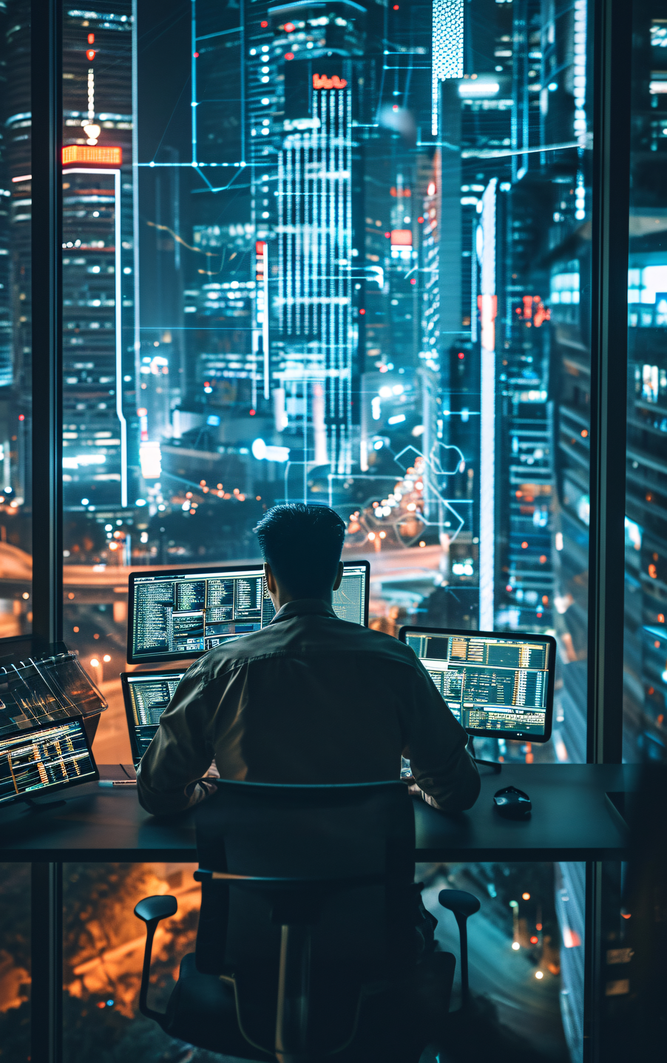 Ingeniero de CeraIT trabajando